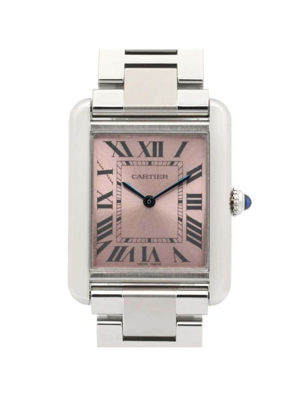 Cartier Watch Tank Solo SM Pink Stainless Steel